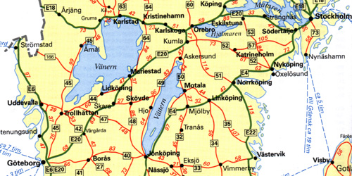 Östergötland, Västergötland, Sörmland